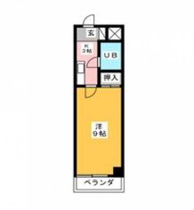 三重県鈴鹿市 リパルティーレ鈴鹿303の間取り図