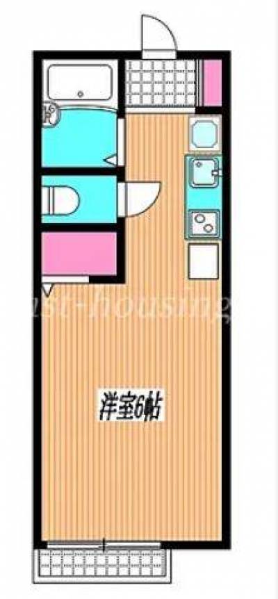 東京都三鷹市 メゾンシューペルブ205号室の間取り図