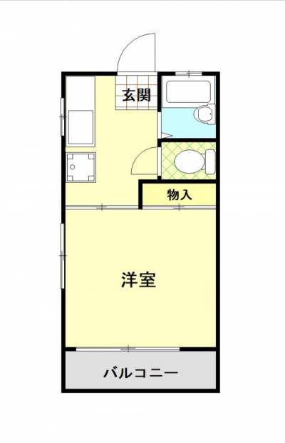福岡県福岡市東区 第二シャトル香椎101の間取り図