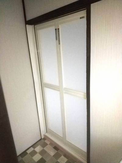 浴室扉、新設しました！