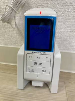 モニタ付きインタフォンで急な来客も安心。