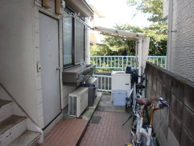 自転車置き場もあります♪