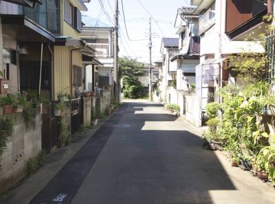 閑静な住宅街です。