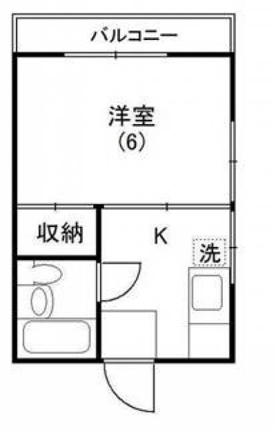 19㎡広めの１Kです