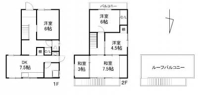 兵庫県神戸市垂水区 神戸市垂水区塩屋町一戸建の間取り図