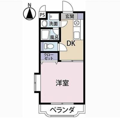 広々1DK♪約9帖と4.5帖で31㎡。二人入居可♪