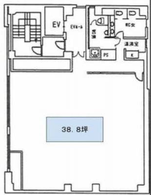 兵庫県尼崎市 昭和尼崎ビル501の間取り図