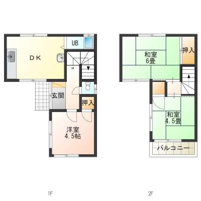 兵庫県姫路市 宮内戸建ての間取り図