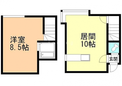 北海道札幌市北区 アメニティーライフ318103の間取り図