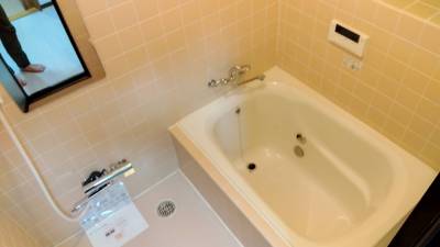 リラックスの場　水栓は美肌と美髪へ優しい水を追求してます