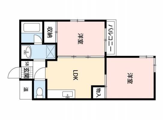 広々42㎡超。角部屋仕様なのも嬉しい。