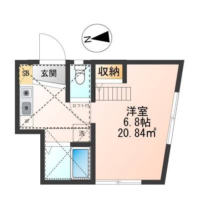 神奈川県横須賀市 グランブルー大津201の間取り図