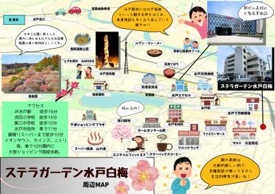 水戸駅徒歩16分！　買い物等とっても便利です！