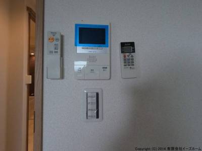 TVモニター付きインターフォンです。