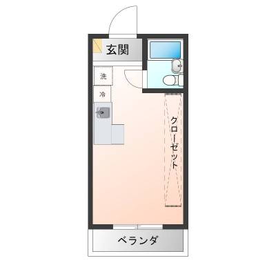 カウンターキッチンでワンルームの暮らしが充実します