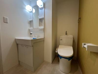 トイレと独立洗面台。