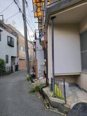 交通量も少ない。