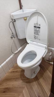 水洗トイレです！