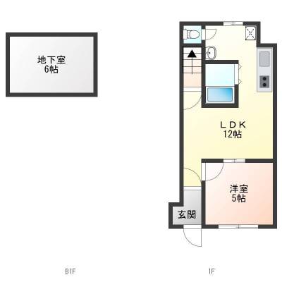 兵庫県神戸市長田区 真栄ハウス102号室の間取り図