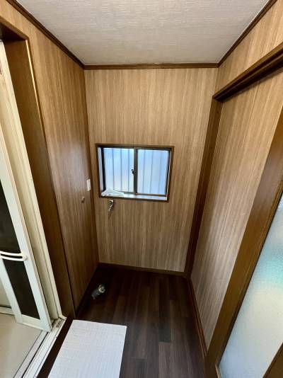 洗濯機置き場です。