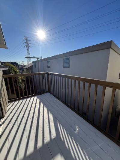 バルコニーからの眺めです。
日当たり良好です！
