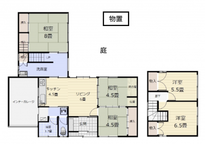 北海道函館市 函館市上湯川町の間取り図
