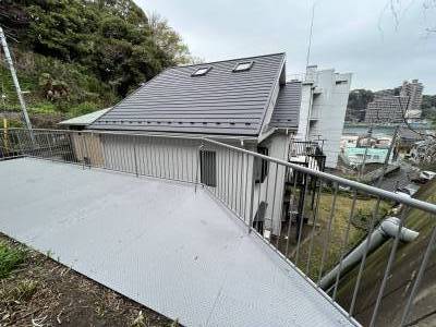 海が見えるテラスです