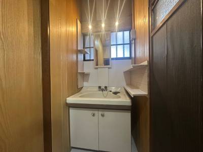 上は造作のおしゃれ洗面台