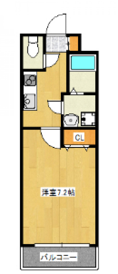 兵庫県小野市 リープラス小野駅前2Ｃの間取り図