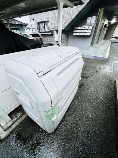 敷地内にゴミボックスがあるから便利です♪