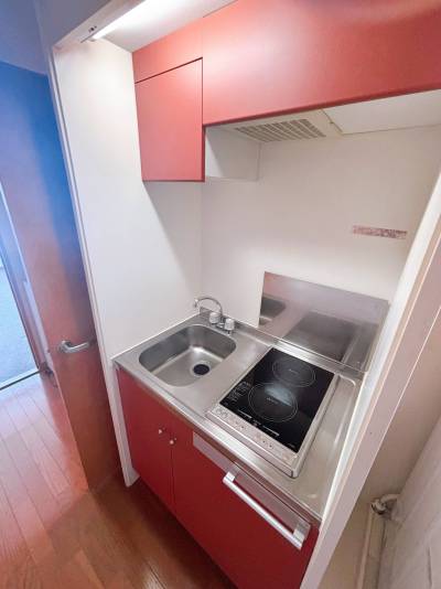 IHコンロ2口付きで使いやすい！