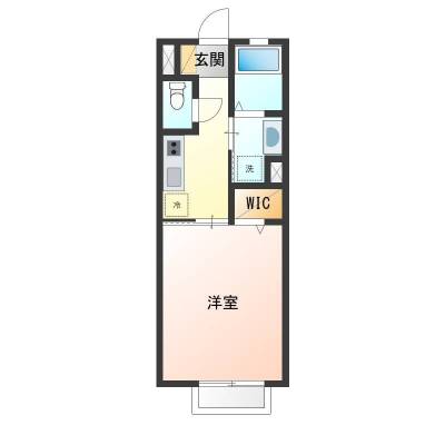 長野県松本市 ウィズハイム沢村102の間取り図