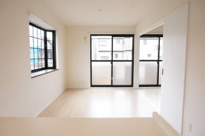 カウンターキッチンからの景色