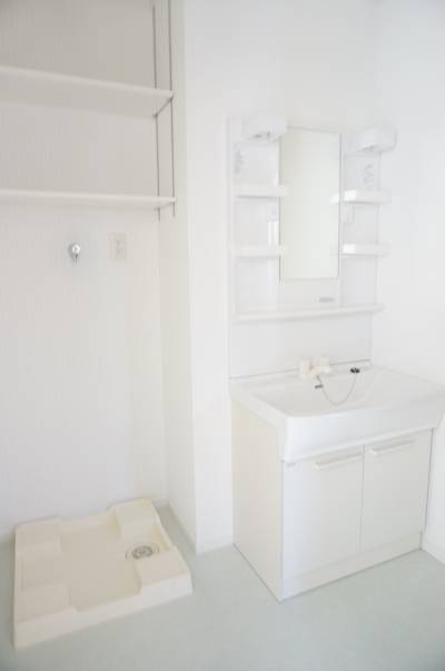 洗濯機置とシャンプードレッサー