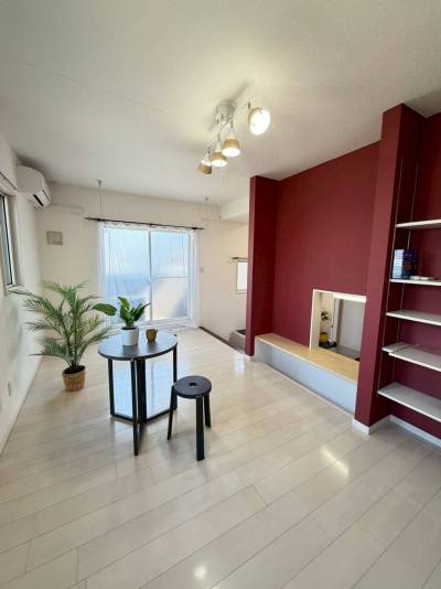 2面採光なので部屋はいつも明るいです