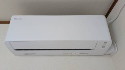 2LDK３部屋全てにエアコン設置。