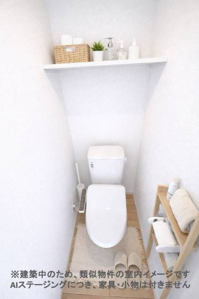 温水洗浄便座付きの清潔トイレ