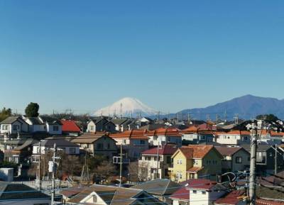 天気の良い日は富士山もこの通り