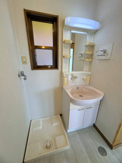 大きくて使いやすい洗面