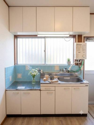 自宅でカフェ気分！清潔で明るいキッチン！