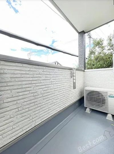 遮蔽物は無く、開放的で気持ちが良いです