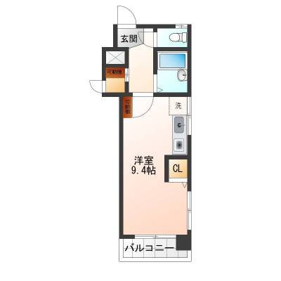 愛知県名古屋市中村区 プレステージア301の間取り図
