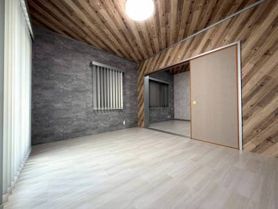 窓側から居室を撮影