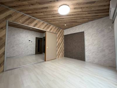 扉を開けて広々とした活用も。