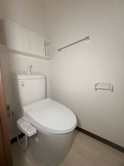 トイレは温水洗浄便座付