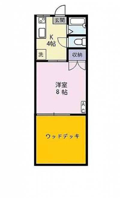 南向き・バルコニー付き