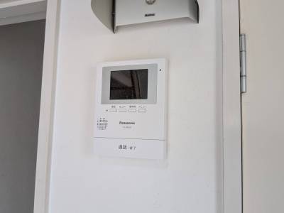 来訪者を確認できるTVモニターホン