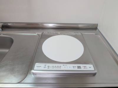火を使わず安心。お手入れ簡単なIH