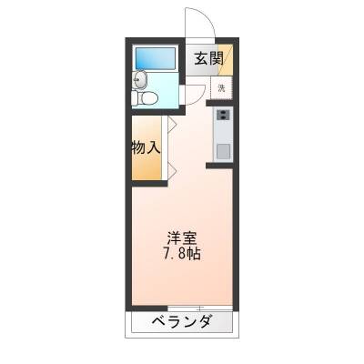神奈川県横浜市旭区 アレクス希望ヶ丘104の間取り図