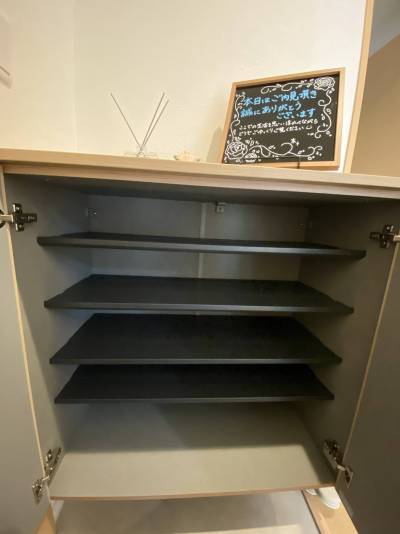 大容量のシューズボックス